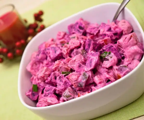 Rosolli (Ensalada de remolacha y arenque)