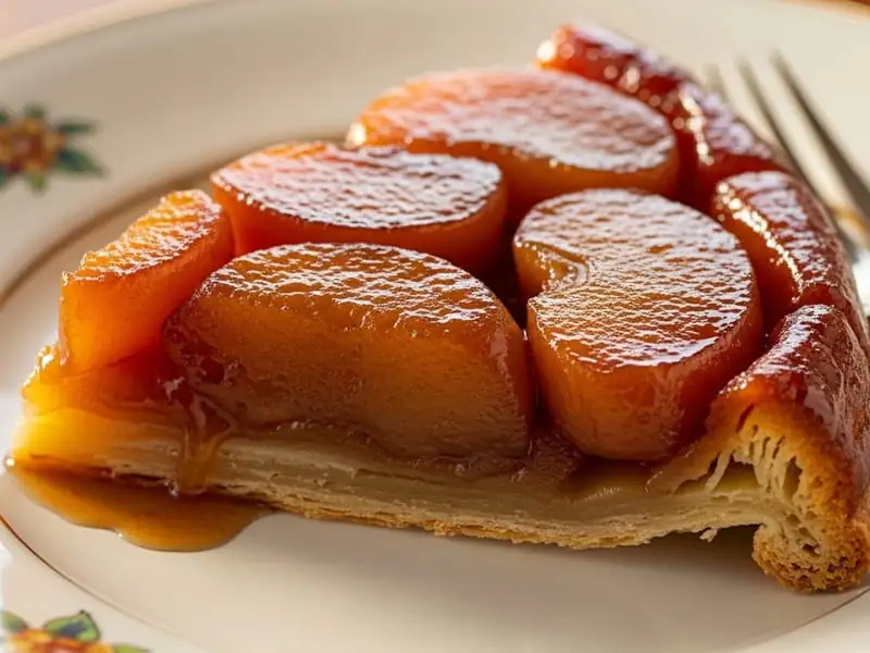 Upside-down apricot cake