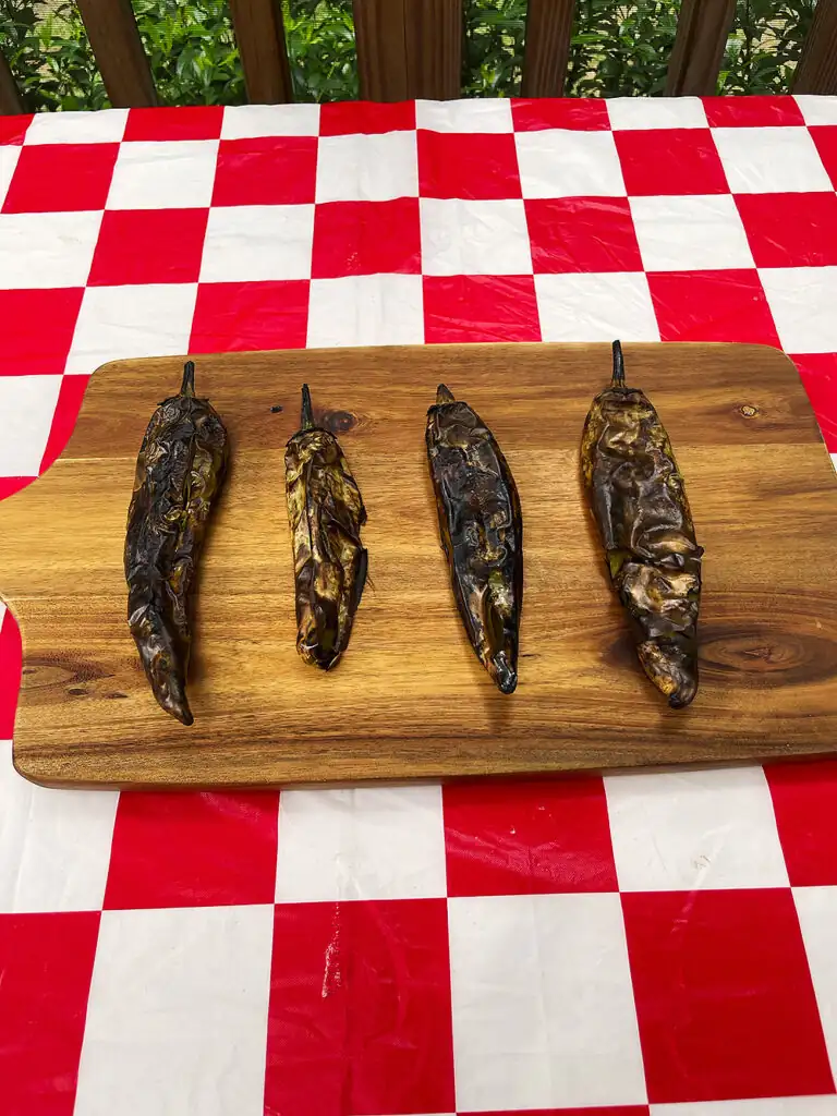 Roasted Green Chiles
