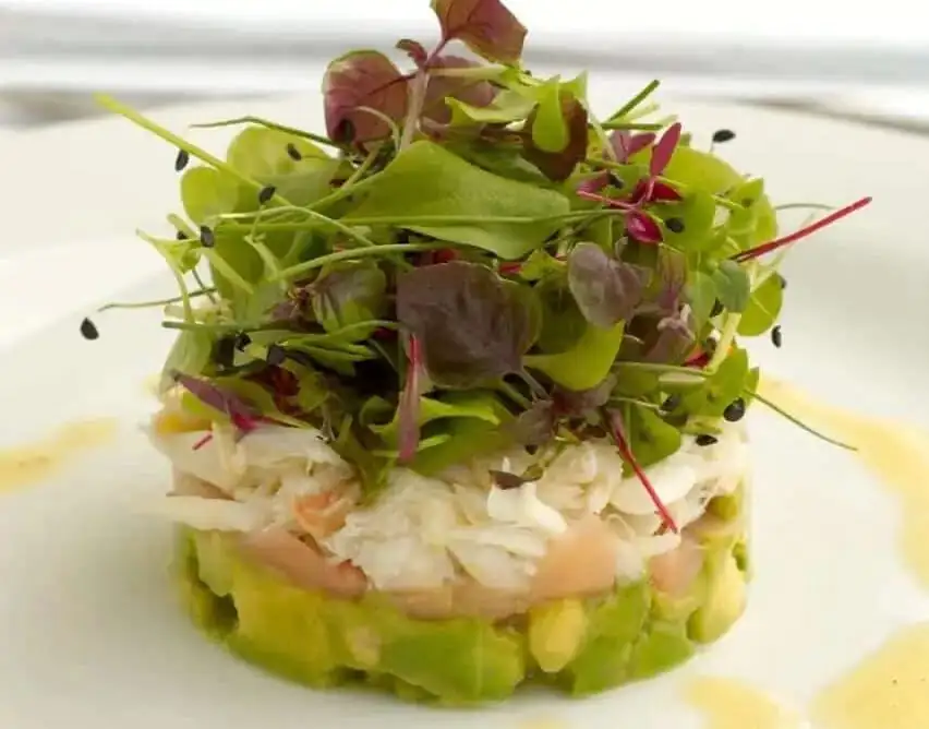 Avocado and Crab Stack Salad