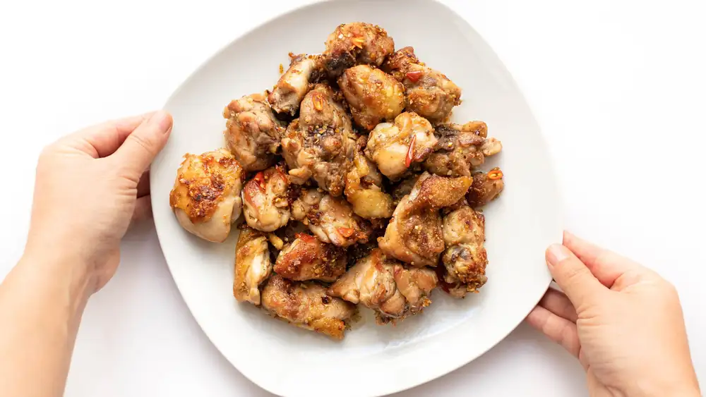Easy Vietnamese Pan-Fried Spicy Lemongrass Chicken (Ga Chien Sa Ot)