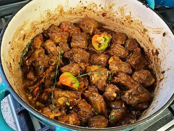 Caribbean Brown Stewed Pork Short Ribs