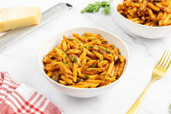 Receta de pasta mediterránea