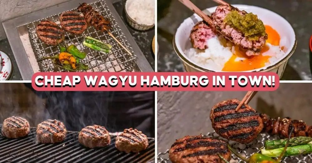 Gyu San Charcoal Bar: Affordable Wagyu Hamburg And Unlimited Rice In Orchard