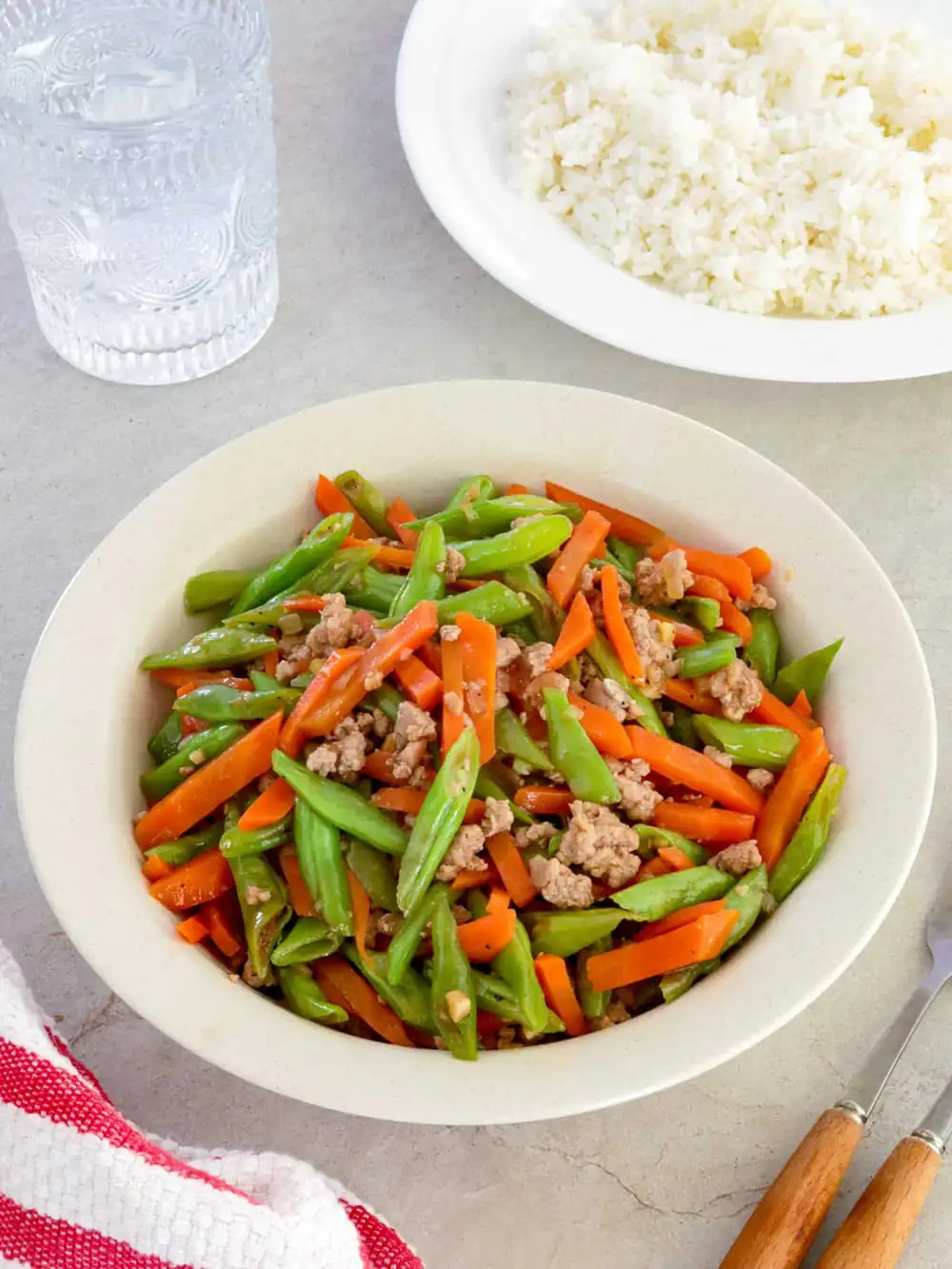 Pork and Green Bean Stir-fry