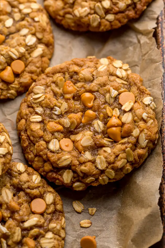 Galletas de avena con caramelo (Oatmeal Scotchies)