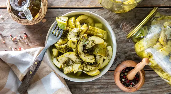 Zucchini like mushrooms for the winter