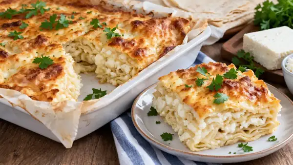 I'm sick and tired of khachapuri: instead, I'm making a tender, lazy achma made from lavash and suluguni cheese