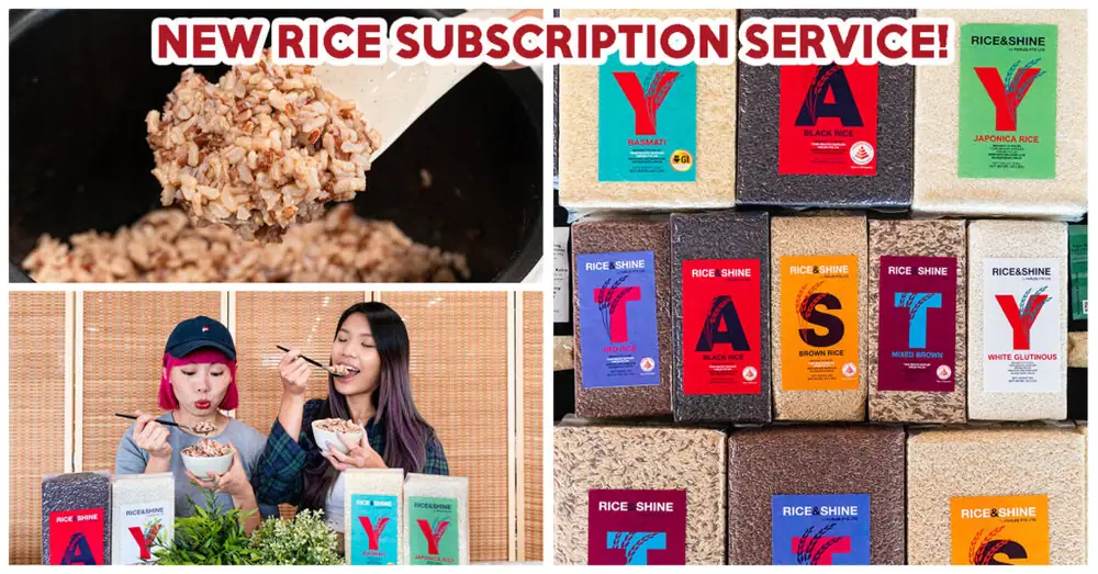 Rice And Shine Is A Customisable Rice Subscription Service With 8 Choices Of Rice Plus Doorstep Delivery