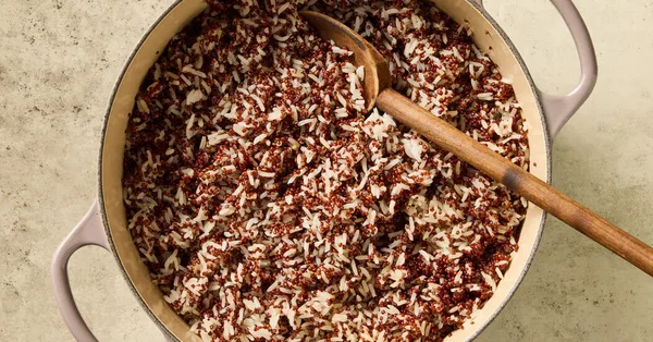 One-Pot Rice and Quinoa Recipe • 4★ • 40 min