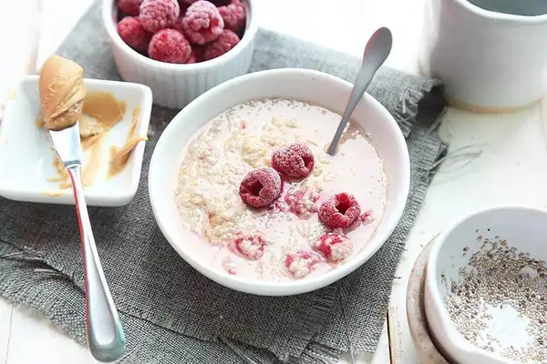 Peanut Butter and Jelly Chia Seed Pudding