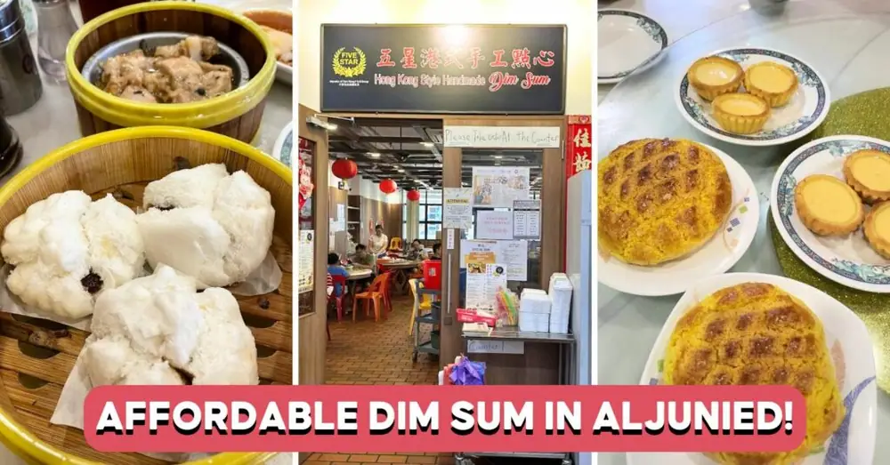 Five Star Handmade Dim Sum: Old-School Eatery With Over 40 Items From $2.80