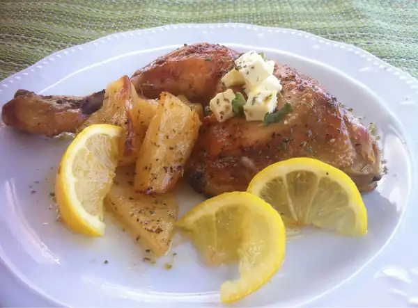 Greek Roast Chicken method (Kotopoulo sto fourno)