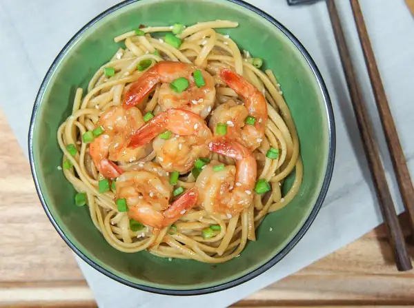 Shrimp and Sesame Noodles