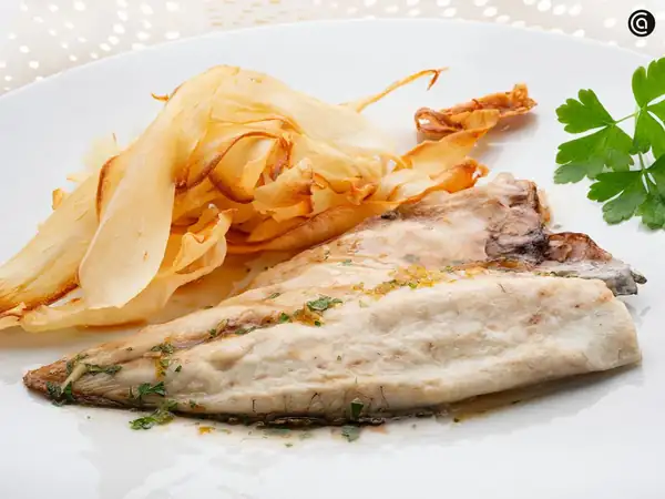 Sea bream with lime and yucca chips, a recipe by Karlos Arguiñano
