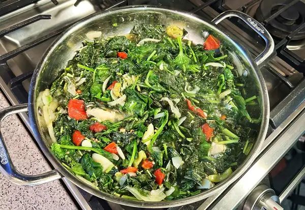 Jamaican Callaloo with Baby Spinach