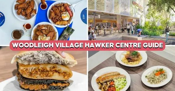 10 puestos en el Woodleigh Village Hawker Centre para degustar confit de pato, el famoso Kway Chap y mucho más