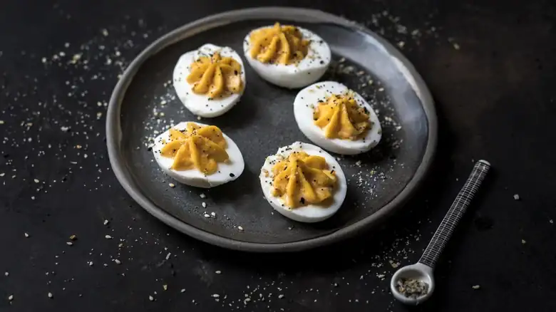 Take Inspo From A Popular Pasta For Your Next Batch Of Deviled Eggs