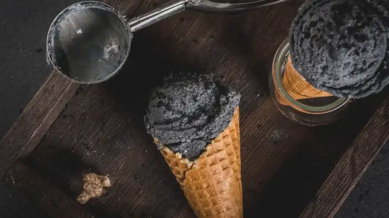 What Gives Black Ice Cream Its Spooky Color?
