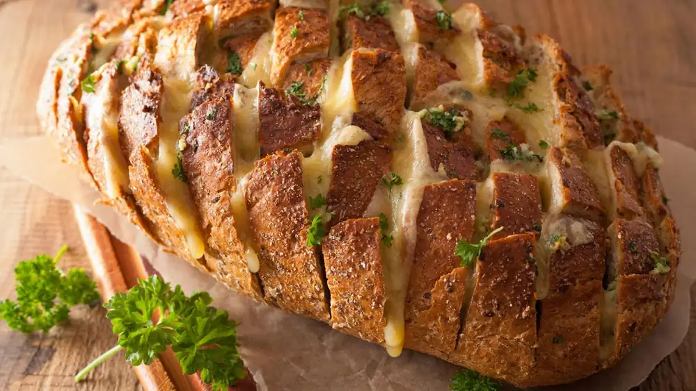 Weekend fun from the oven: quick herb and cheese party bread