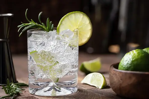 Five cocktails with gin