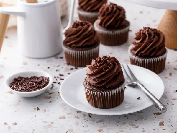 Recetas deliciosas: Receta de cupcakes de chocolate con leche