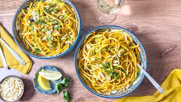 Receta de pasta con sardinas (con alto contenido en proteínas)