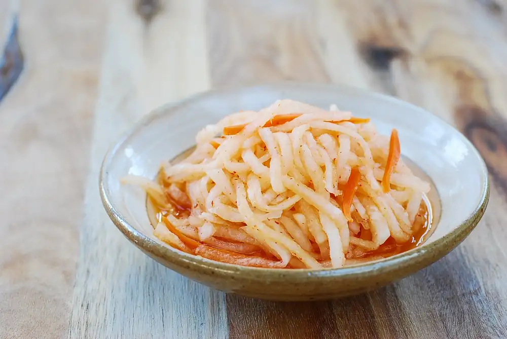Musaengchae (Sweet and Sour Radish Salad)