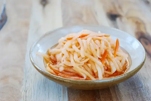 Musaengchae (Sweet and Sour Radish Salad)