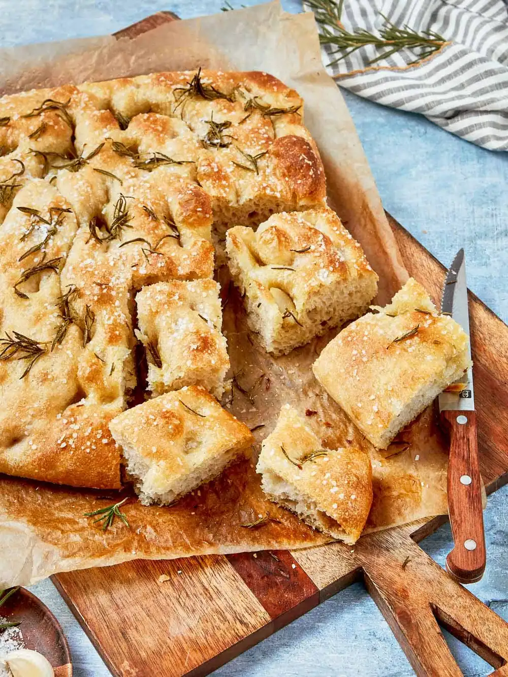 Focaccia casera fácil
