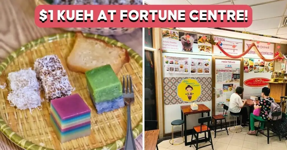 Consigue kueh artesanal por solo $1 y auténtica comida peranakan en este restaurante escondido