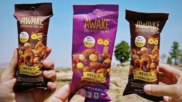 Awake Chocolate expands beyond the chocolate aisle with caffeinated trail mix