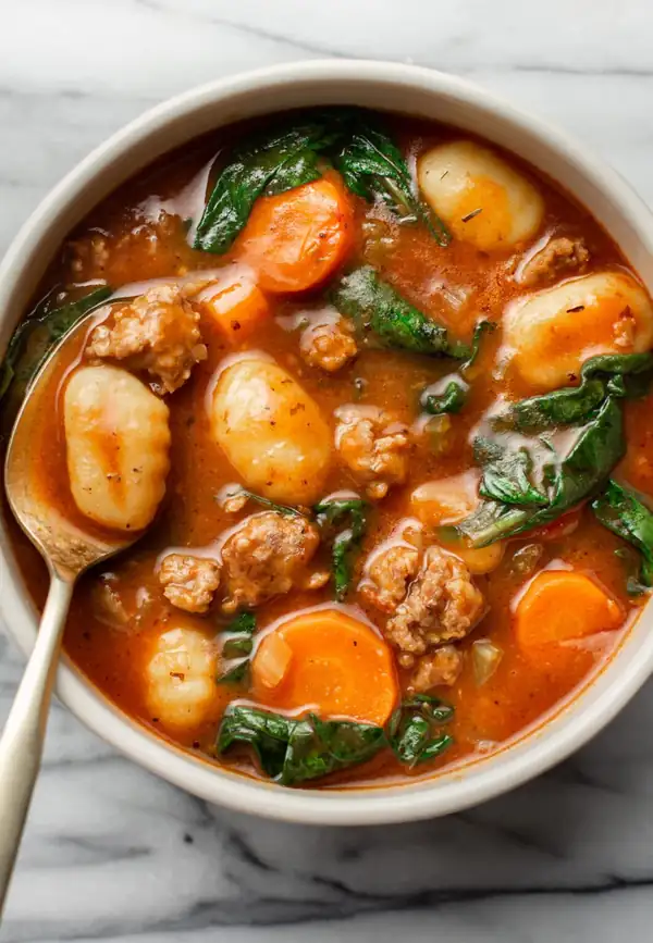 Sausage Gnocchi Soup