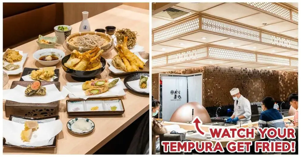 Reseña de Tempura Makino: Tempura recién frita desde $1.50++ Incluye erizo de mar, ostra de Hiroshima y más