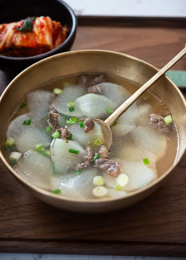Cozy Korean Beef Radish Soup for the Soul (Sogogi Muguk)