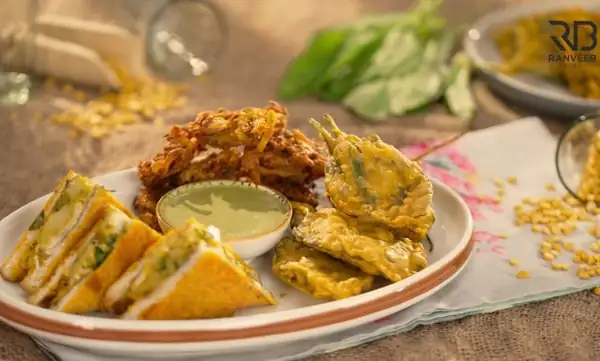 Easy Cripsy Pakoda 3 types करारे पकौड़े का secret Kanda भजिया Palak patta pakora Recipe