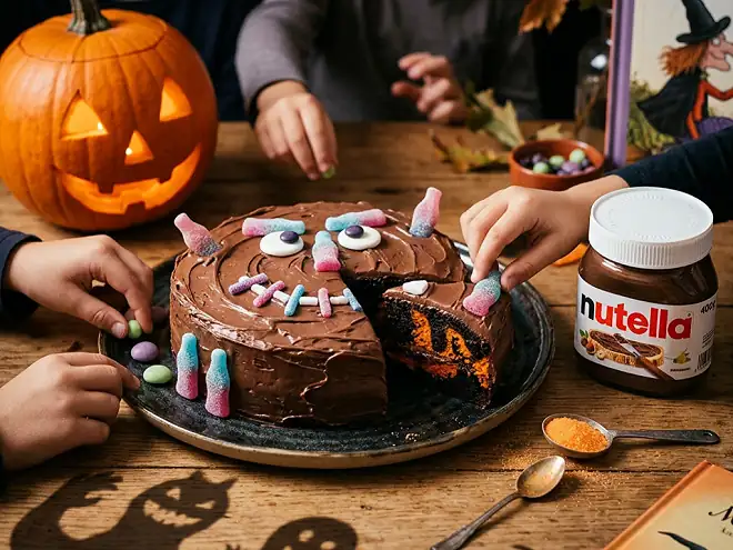 Tarta rápida de Halloween en 30 minutos