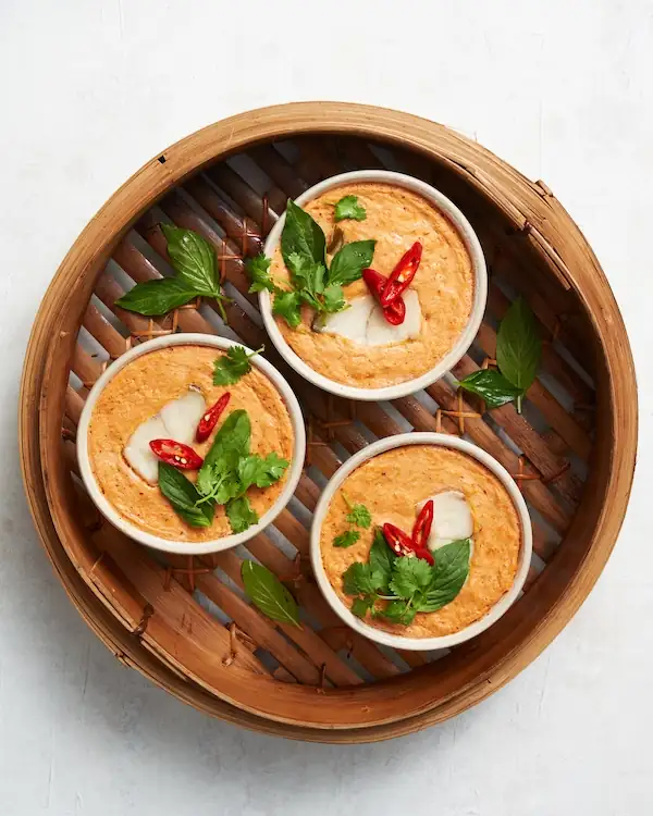 Steamed Red Curry Fish