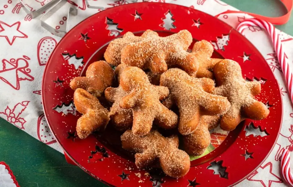 Gingerbread Christmas Donuts