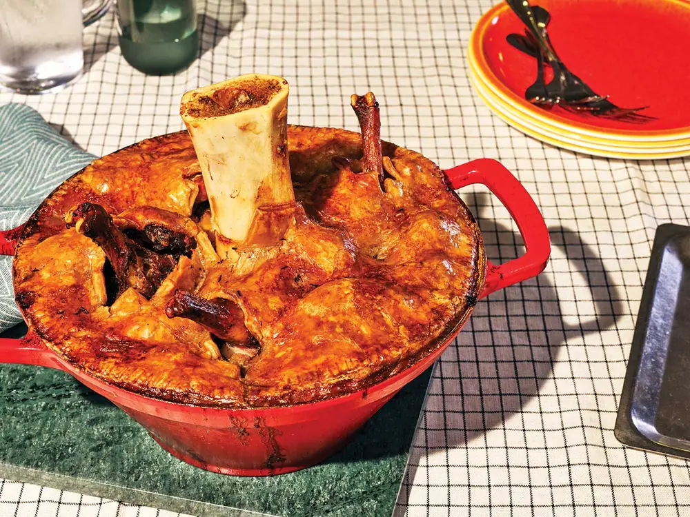 Pastel de carne mixta al estilo quebequense (cipaille)