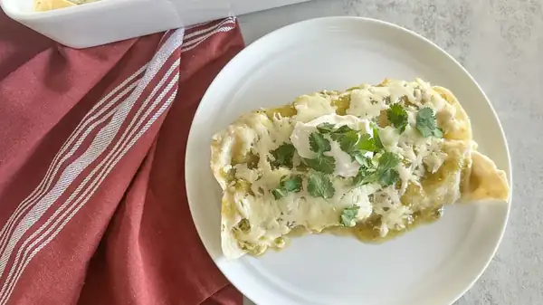 Receta de enchiladas de pollo con salsa verde