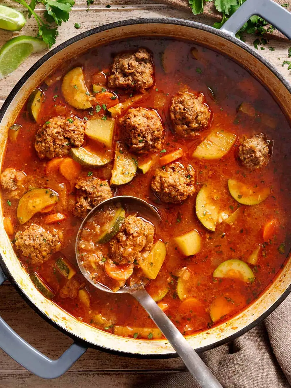 Mexican Meatball Soup (Albóndigas Soup)