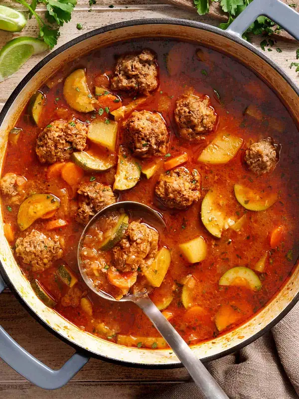 Mexican Meatball Soup (Albóndigas Soup)