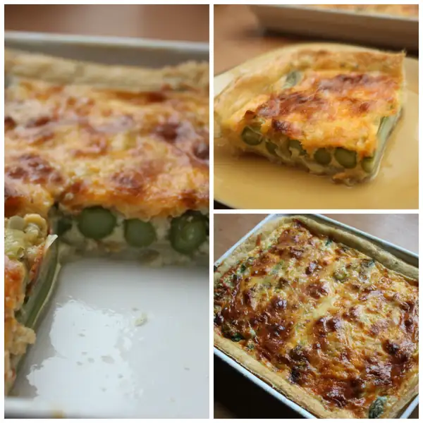 Asparagus Tart with Sage Crust