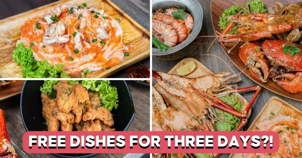 Shrimp Prawn Seafood Is Giving Out Free Food Till 27 Sep 2023