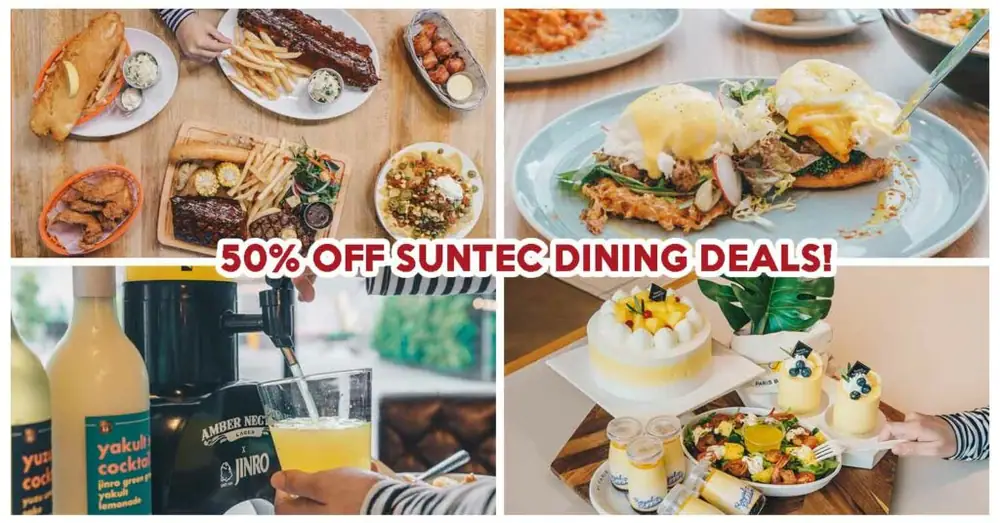 Suntec City Has 50% Deals Off Tim Ho Wan, Soup Restaurant, Morganfields And More Till March 2021