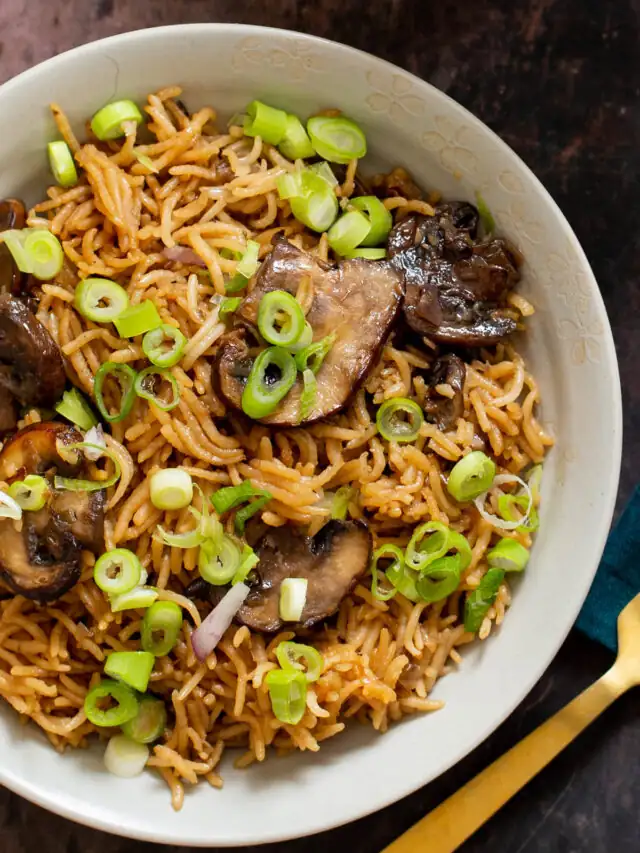 Vegan Baked Mushroom Rice
