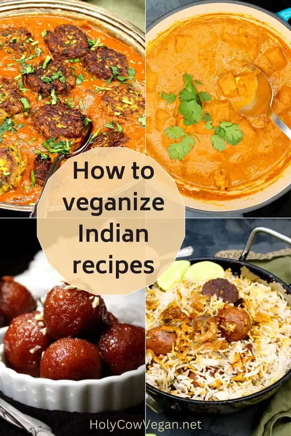 Cómo veganizar recetas indias