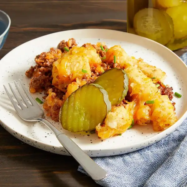Cazuela Sloppy Joe Tater Tot