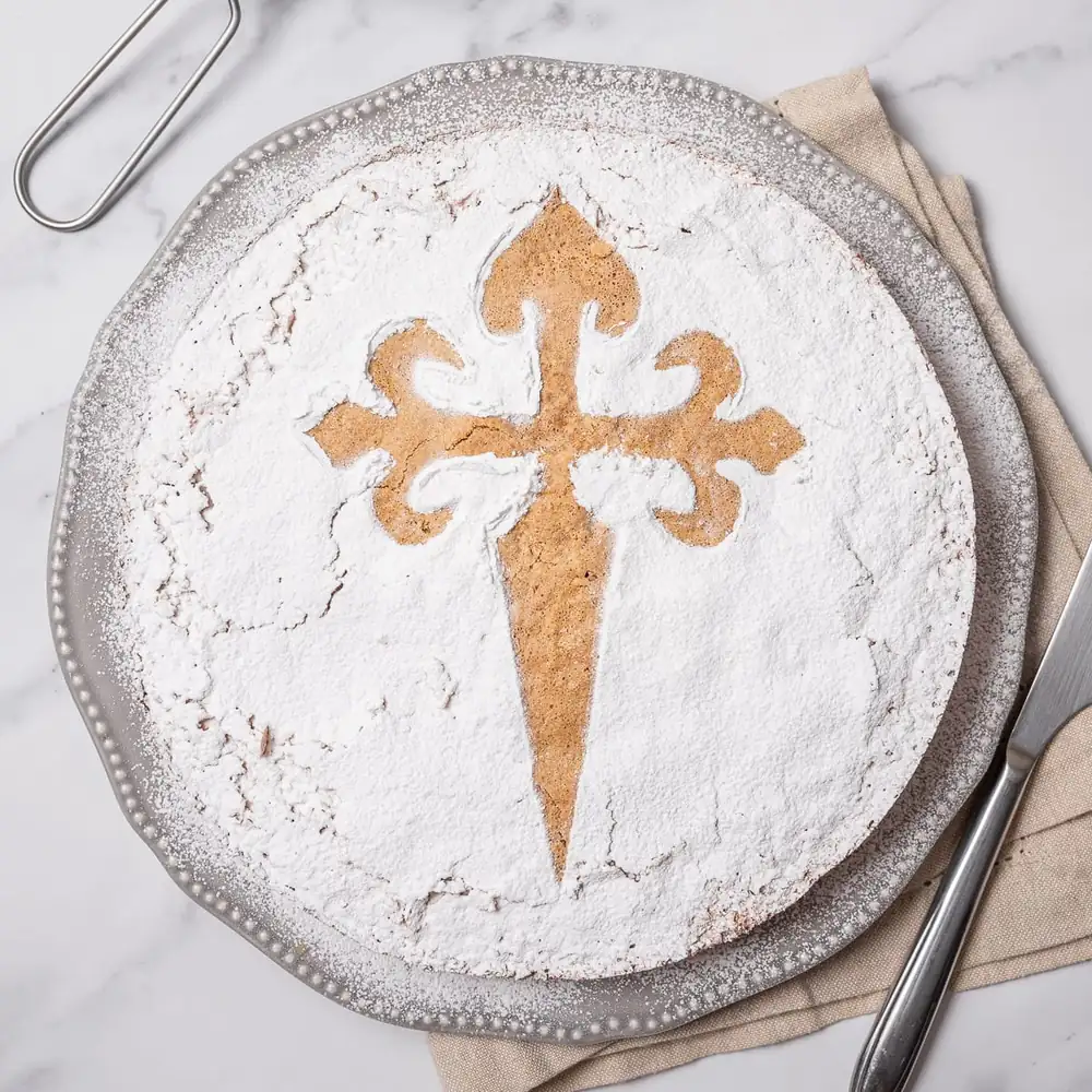 Spanish Almond Cake (Tarta de Santiago Recipe)